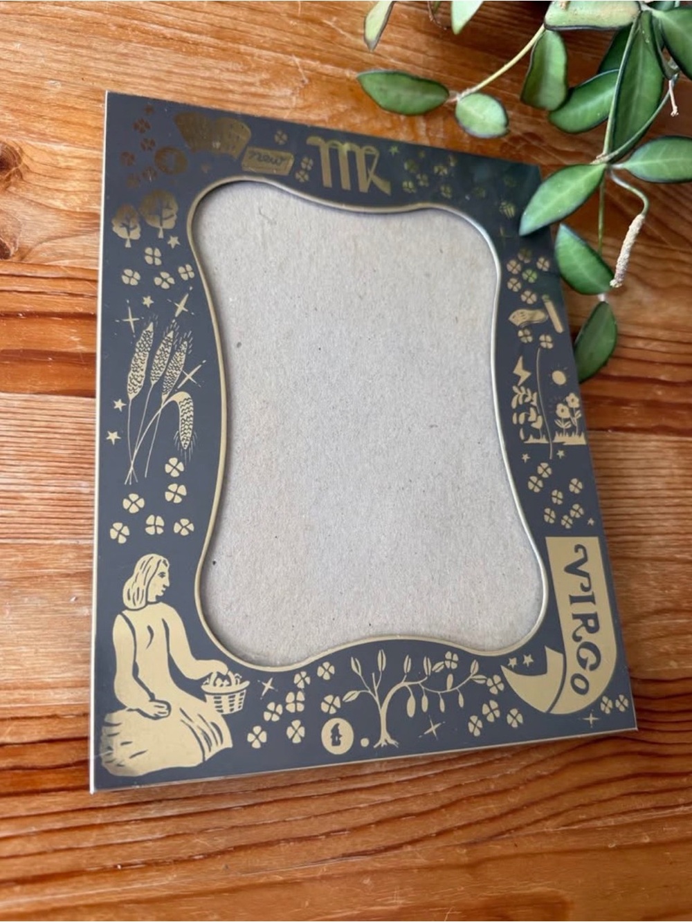 Vintage Virgo Zodiac Picture Frame